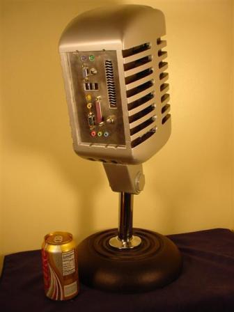 computer pc mod giant microphone