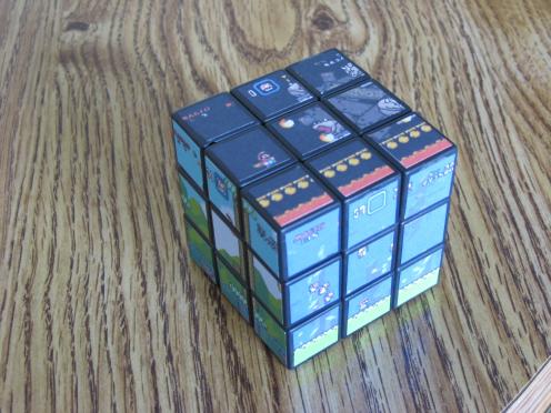 cool super mario bros rubiks cube game