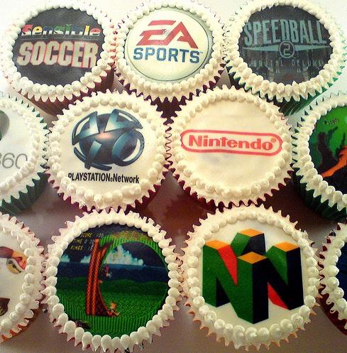 cool video games cupcakes