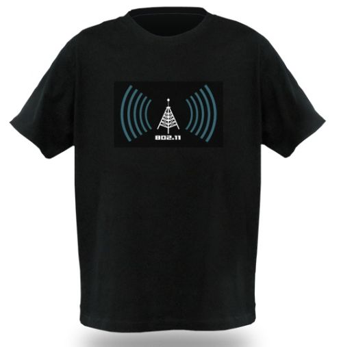 cool wifi signal theme shirt
