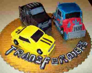 transformers cars cake design