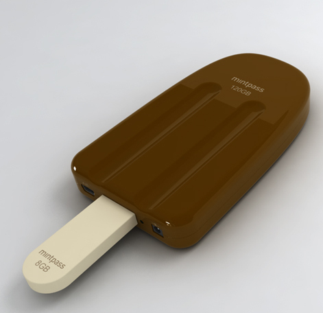 ice cream bar external hard drive