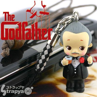 the godfather action figure cellphone charm