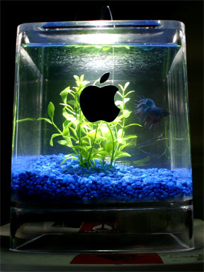 apple g4 computer fish tank mod