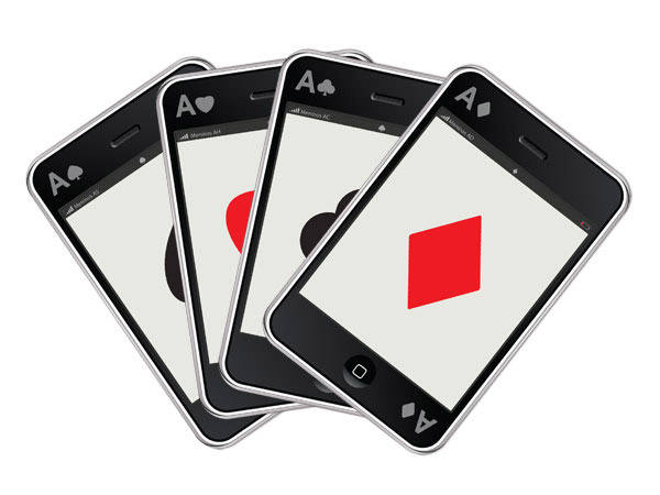 cool iphone playing cards