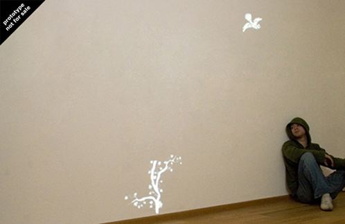 led light wallpaper design