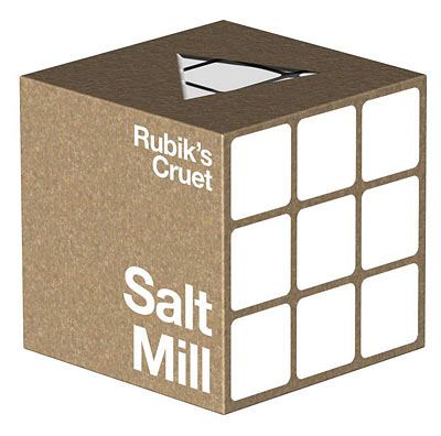 rubik's cube salt mill