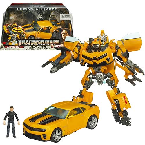 Details about   Bumblebee Transformer action figure toy model Autobot & Sam Witwicky Camaro SS 