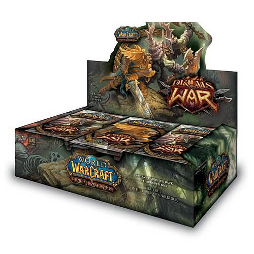 world of warcraft drums of war trading cards