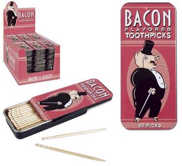 bacon flavored toothpicks accessory