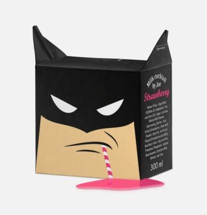 batman milk carton design