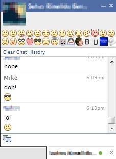 chat emoticons for facebook