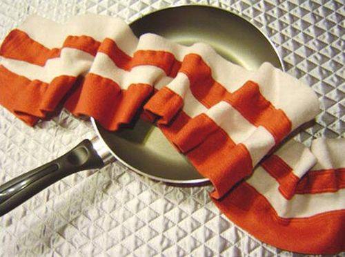 cool bacon scarf design