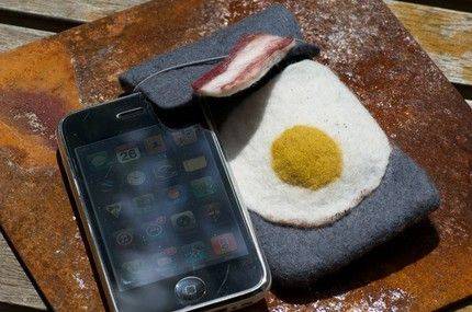 delicious bacon and egg iphone case