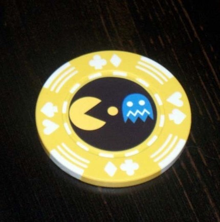 new pacman poker chip