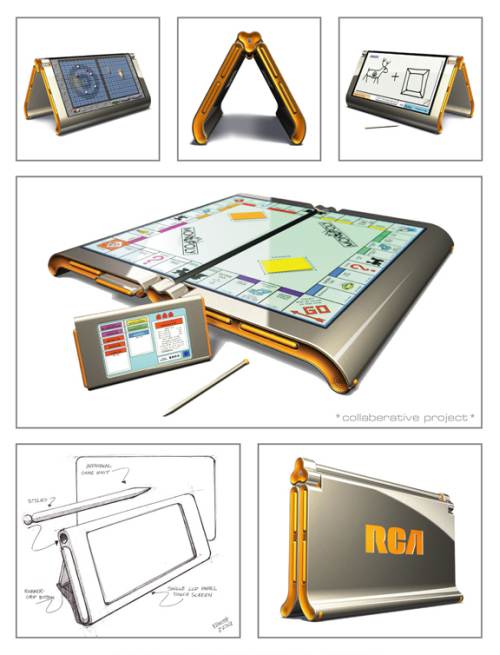 rca board game digital concept