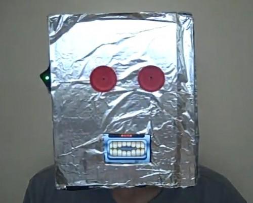 robot mask iphone mouth