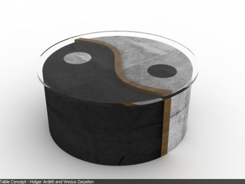yin yang table design