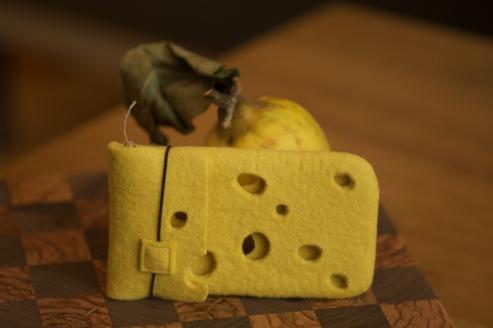 cheese iphone pouch