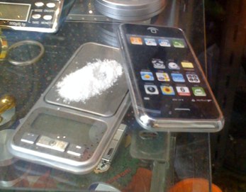 cocaine scale iphone case