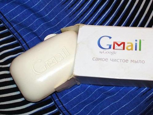 google gmail soap bar