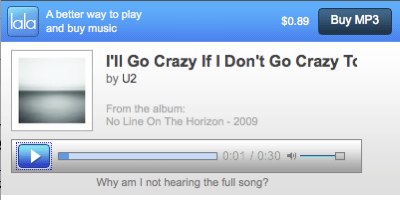 google music screen shot