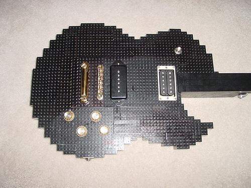 les paul guitar of lego