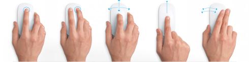 magic mouse gestures