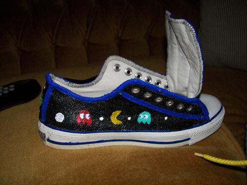 cool converse pacman shoes