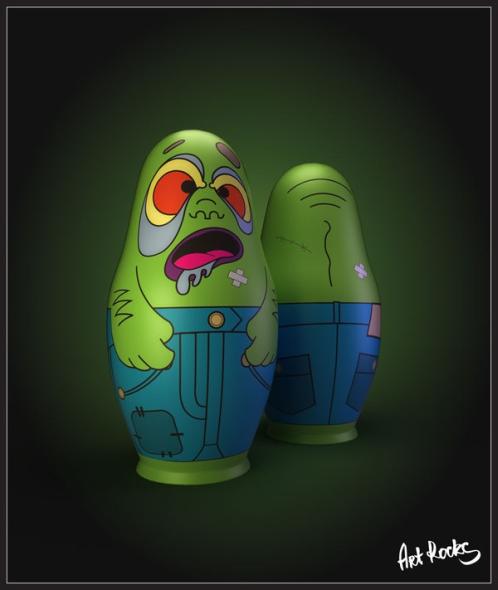 the zombies nesting dolls