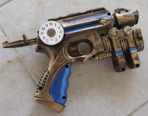 Nerf Maverick Nite Finder Steampunk Gun