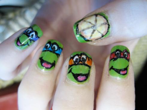 Ninja Turtles nail paint