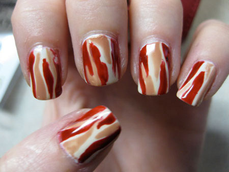 bacon nails design