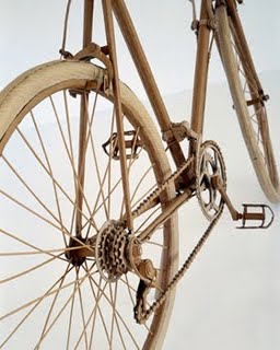cardboard bicycle art