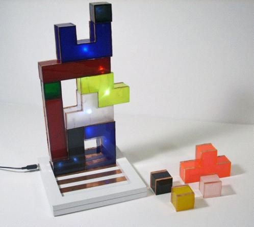 cool tetris game lamp