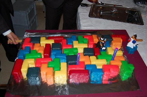 new tetris game cake