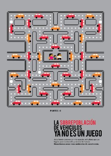 pacman game car poster