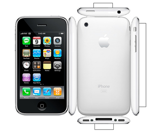 paper iphone 3g 16gb white