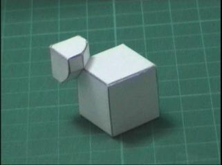 paper rubik's cube corners