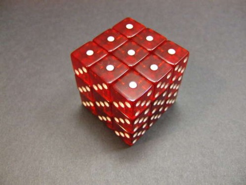 rubik's cube dice