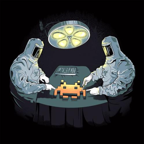 space invaders aliens autopsy