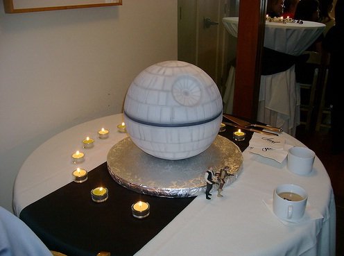 star wars death star cake