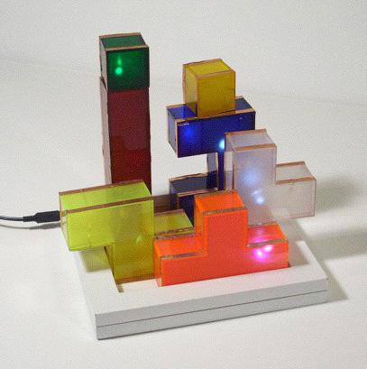 tetris lamp design
