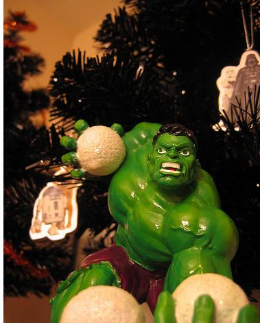 hulk green ornament