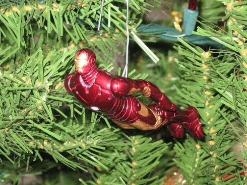 iron man cool ornament