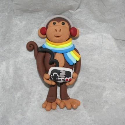 nintendo monkey ornament