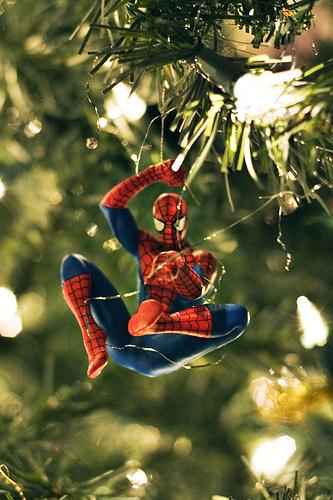 spiderman christmas ornament