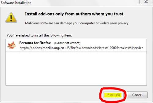 Install Firefox Personas (2)