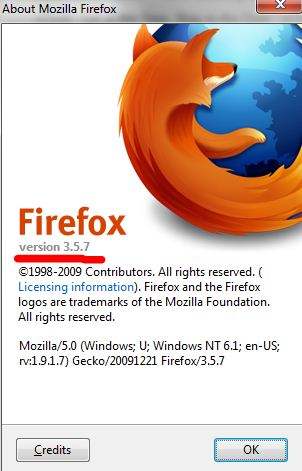 Check Mozilla Firefox Version