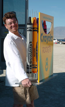 crayola crayons rockets projects